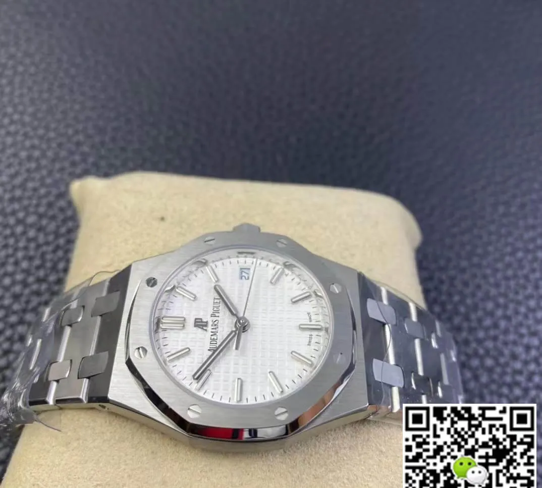 Audemars Piguet Royal Oak 77350ST.OO.1261ST.01 8F Factory 1:1 Best Edition Replica Watch White Dial